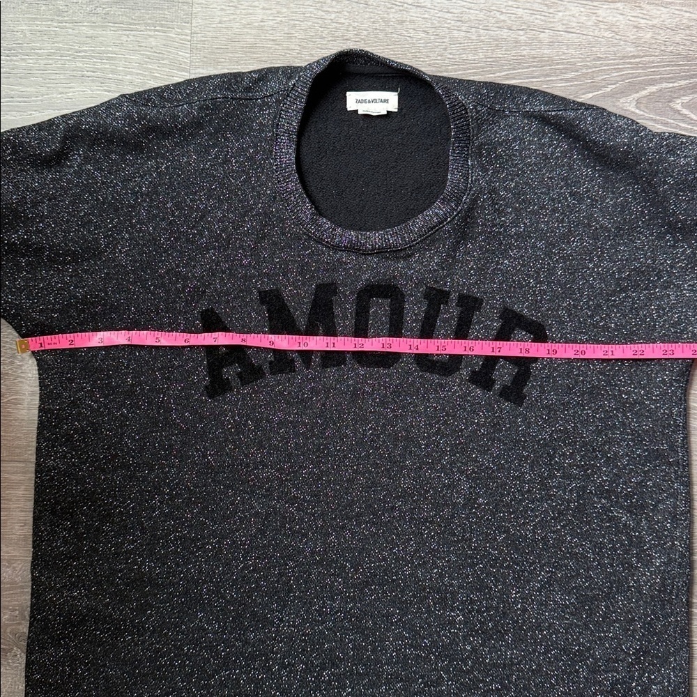 Zadig & Voltaire - Portland Sweatshirt - Black Small - Picture 9 of 10